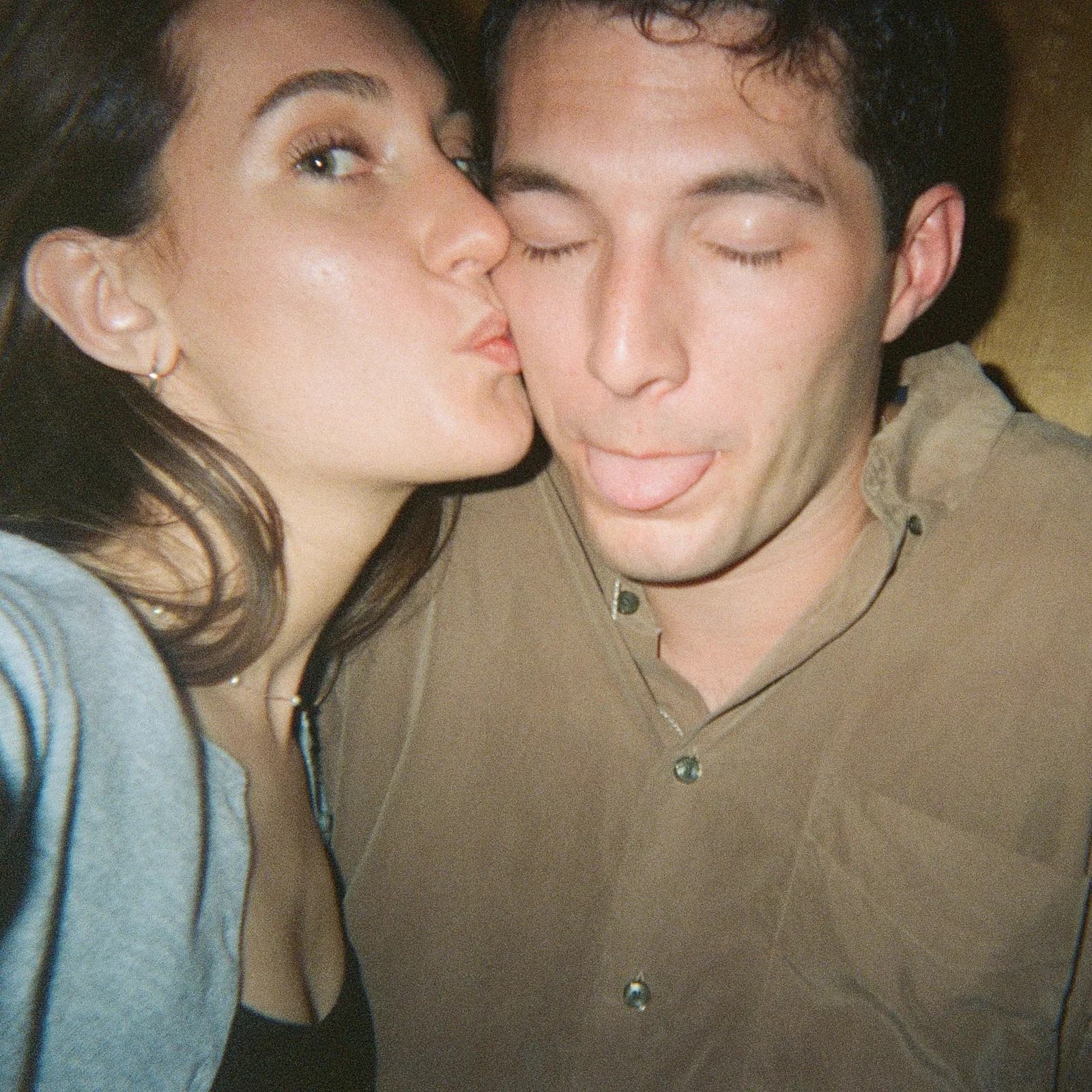 Meaghan and Roman, a playful selfie